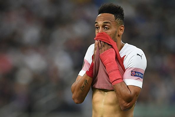 Aubameyang didn't play well in the Final.